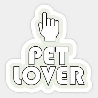 Pet Lover Sticker